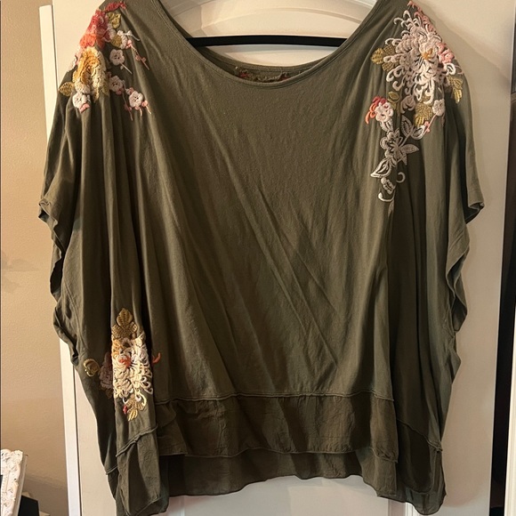 JW Los Angeles gorgeous  short sleeve top - Picture 1 of 7